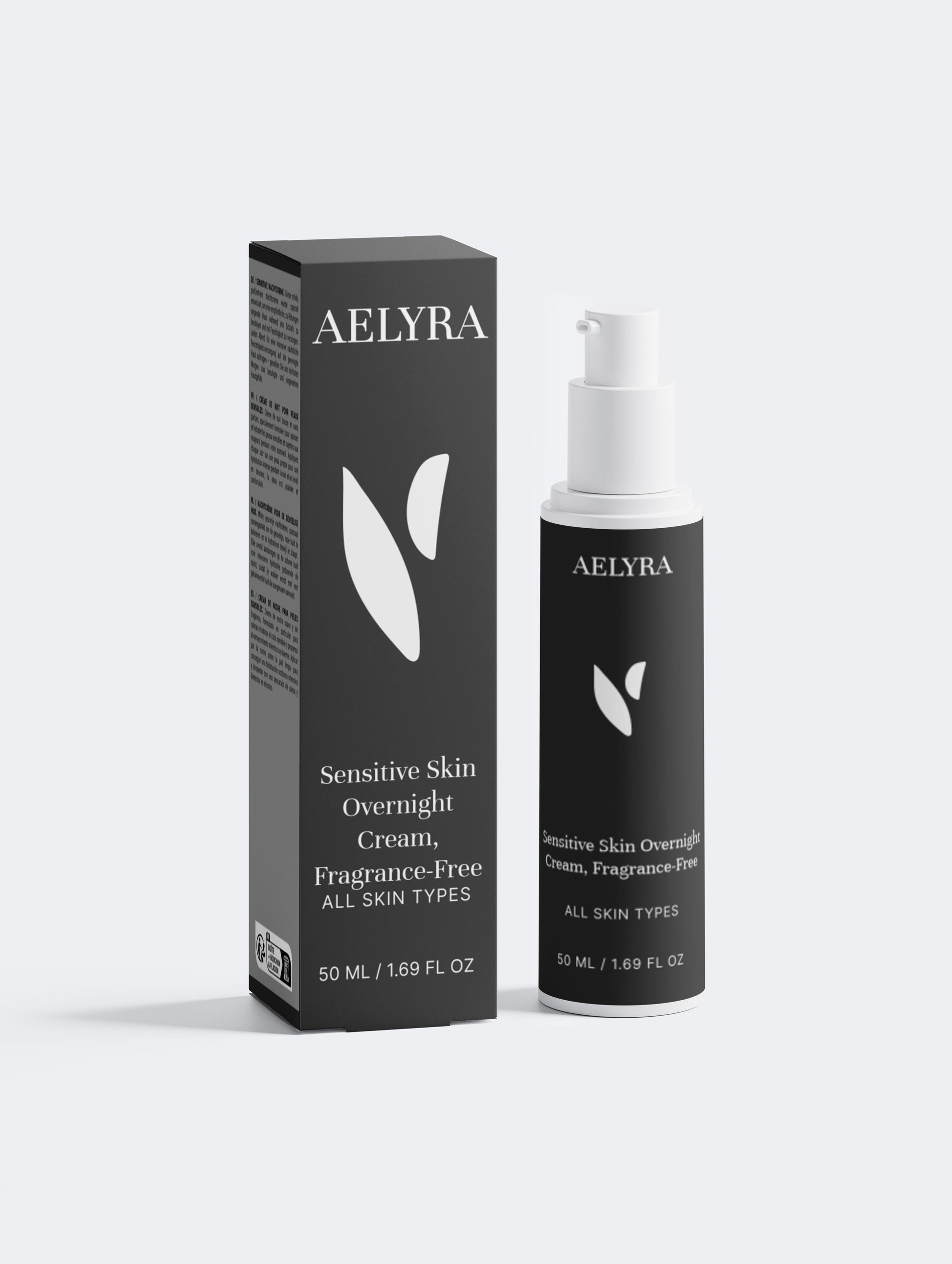 Sensitive Skin Overnight Cream, Fragrance-Free