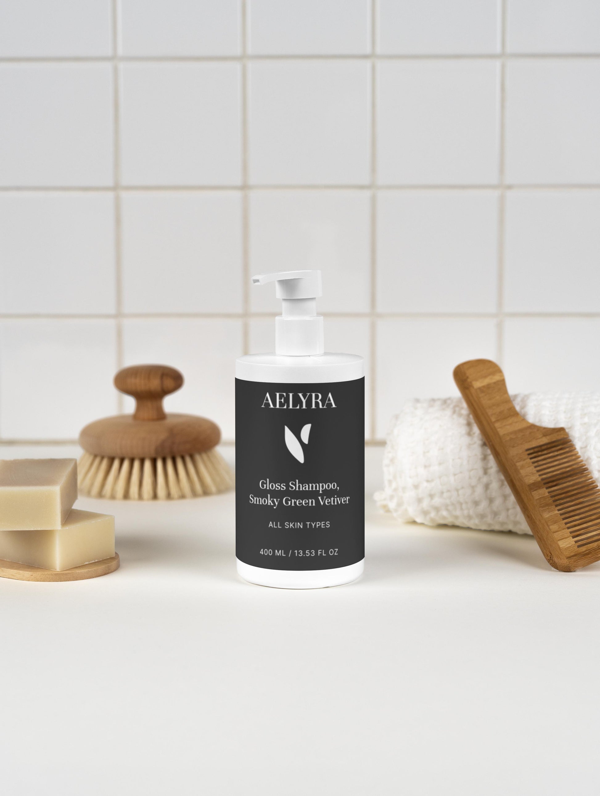 Gloss Shampoo, Smoky Green Vetiver